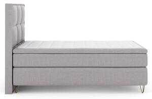Komplett Sängpaket Choice No 6 120x200 Fast Watergel - Ljusgrå|Metall V-form