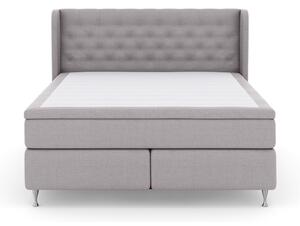 Komplett Sängpaket Choice No 6 160x200 Fast Watergel - Ljusgrå|Silver