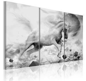 Tavla A Unicorn On The Edge Of The World 120x80 - Artgeist sp. z o. o