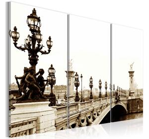Tavla A Romantic Walk In Paris 120x80 - Artgeist sp. z o. o