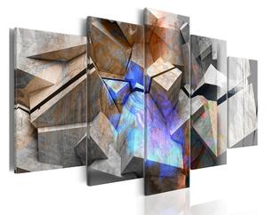 Tavla Abstract Cubes 200x100 - Artgeist sp. z o. o