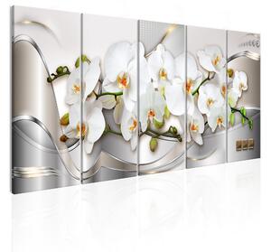 Tavla Blooming Orchids 200x80 - Artgeist sp. z o. o