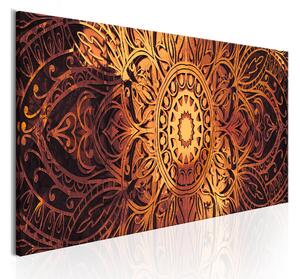 Tavla Amber Mandala 150x50 - Artgeist sp. z o. o