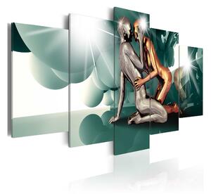 Tavla Azure Love 100x50 - Artgeist sp. z o. o