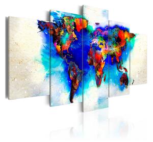 Tavla All Colors Of The World 100x50 - Artgeist sp. z o. o