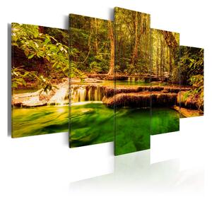 Tavla Beauty Of Nature Waterfall 100x50 - Artgeist sp. z o. o