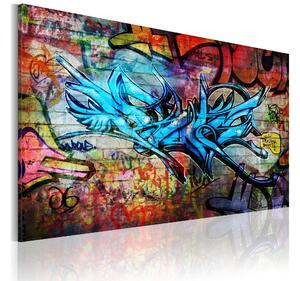 Tavla Anonymous Graffiti 60x40 - Artgeist sp. z o. o