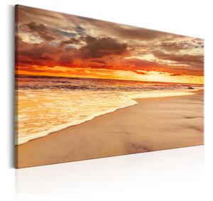Tavla Beach Beatiful Sunset Ii 120x80 - Artgeist sp. z o. o