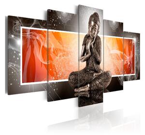 Tavla Buddha And Ornaments 100x50 - Artgeist sp. z o. o