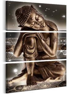 Tavla Buddha At Night 80x120 - Artgeist sp. z o. o