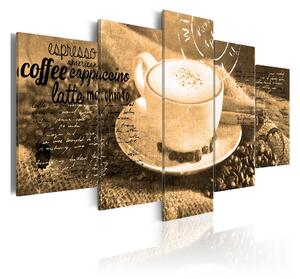 Tavla Coffe Espresso Cappuccino Latte 200x100 - Artgeist sp. z o. o