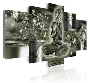 Tavla Emerald Budda 100x50 - Artgeist sp. z o. o