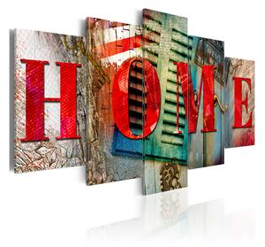 Tavla Elements Of Home 100x50 - Artgeist sp. z o. o