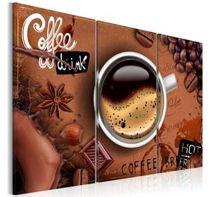 Tavla Cup Of Hot Coffee 90x60 - Artgeist sp. z o. o