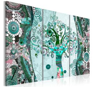 Tavla Emerald Tree 90x60 - Artgeist sp. z o. o