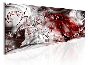 Tavla Crimson Melody 120x40 - Artgeist sp. z o. o