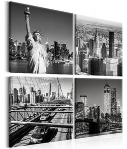 Tavla Faces Of New York 80x80 - Artgeist sp. z o. o