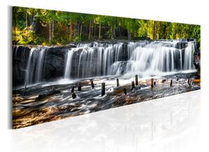 Tavla Fairytale Waterfall 150x50 - Artgeist sp. z o. o