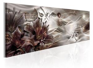 Tavla Flowery Galaxy 150x50 - Artgeist sp. z o. o