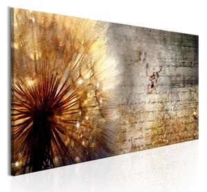 Tavla Golden Dandelion 150x50 - Artgeist sp. z o. o