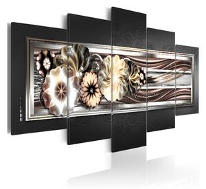 Tavla In Platinum Waves 100x50 - Artgeist sp. z o. o
