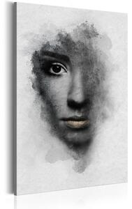 Tavla Grey Portrait 80x120 - Artgeist sp. z o. o