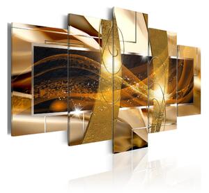 Tavla Golden Lava 100x50 - Artgeist sp. z o. o