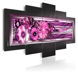 Tavla In Pink Waves 200x100 - Artgeist sp. z o. o