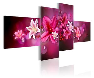Tavla Lilies And Pearls 200x90 - Artgeist sp. z o. o