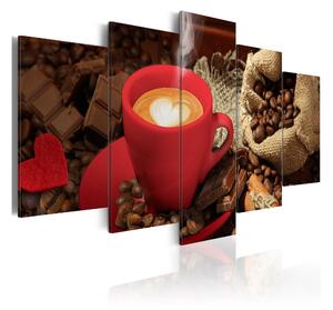 Tavla Love Espresso 100x50 - Artgeist sp. z o. o