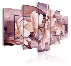 Tavla Moody Flowers 100x50 - Artgeist sp. z o. o
