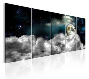 Tavla Moon In The Clouds 225x90 - Artgeist sp. z o. o