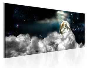 Tavla Moon In The Clouds 135x45 - Artgeist sp. z o. o