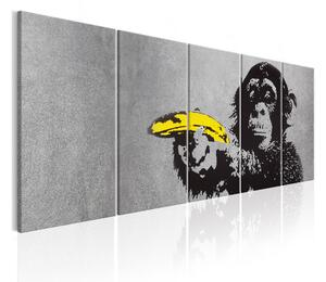 Tavla Monkey And Banana 200x80 - Artgeist sp. z o. o