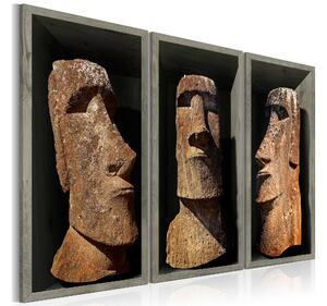 Tavla Moai Easter Island 90x60 - Artgeist sp. z o. o