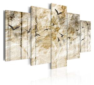 Tavla Paper Forest 100x50 - Artgeist sp. z o. o