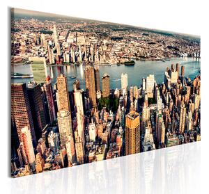 Tavla Panorama Of New York 135x45 - Artgeist sp. z o. o