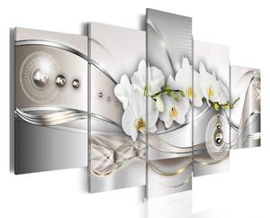 Tavla Pearl Dance Of Orchids 200x100 - Artgeist sp. z o. o