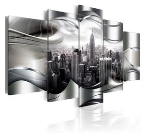 Tavla Platinum New York 100x50 - Artgeist sp. z o. o