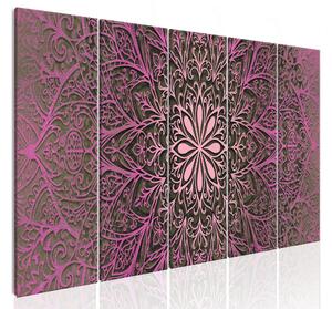 Tavla Pink Mandala 200x80 - Artgeist sp. z o. o