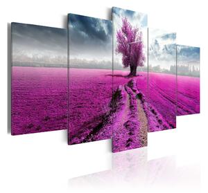 Tavla Purple Land 100x50 - Artgeist sp. z o. o