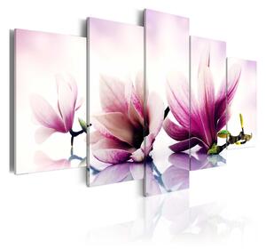 Tavla Pink Flowers Magnolias 100x50 - Artgeist sp. z o. o