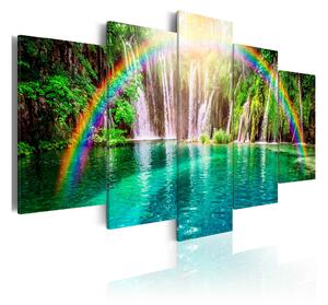 Tavla Rainbow Time 100x50 - Artgeist sp. z o. o