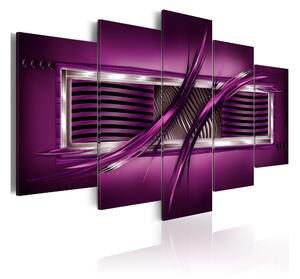 Tavla Rhythm Of Purple 200x100 - Artgeist sp. z o. o