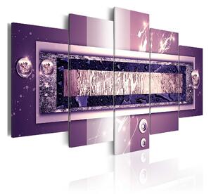 Tavla Purple Cascade 200x100 - Artgeist sp. z o. o
