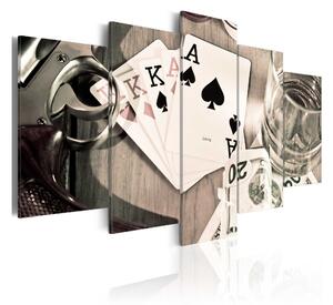Tavla Poker Night 100x50 - Artgeist sp. z o. o