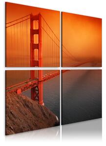 Tavla San Francisco Golden Gate Bridge 60x60 - Artgeist sp. z o. o