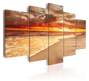 Tavla Sea Beautiful Sunset 200x100 - Artgeist sp. z o. o