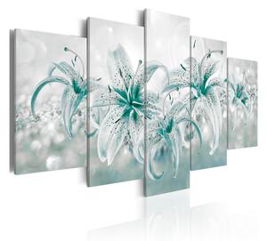 Tavla Sapphire Lilies 100x50 - Artgeist sp. z o. o