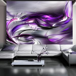 Fototapet Purple Swirls 150x105 - Artgeist sp. z o. o